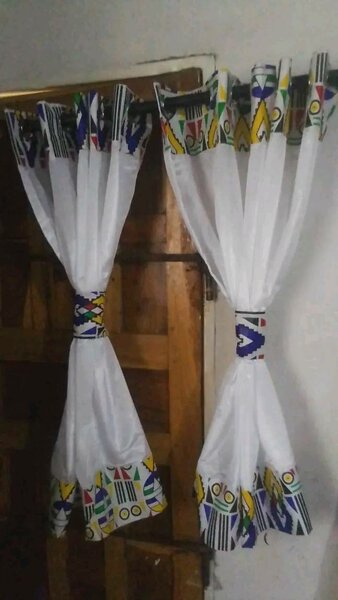 chitenge kitchen curtains