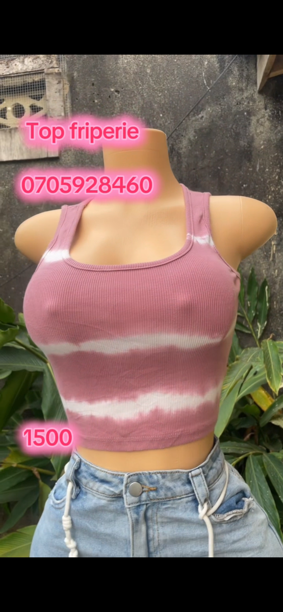 Crop top en dentelle