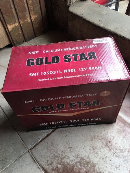 Car Battery Gold Star 90 Ah