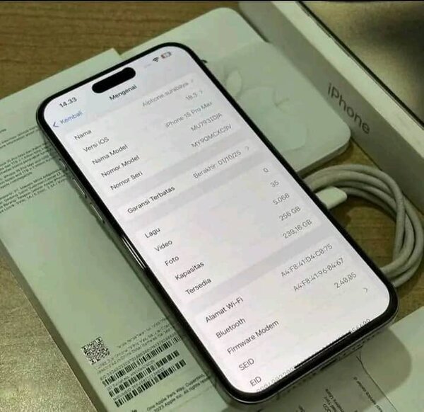 iPhone 15Pro Max 256GB Blanc