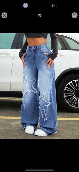 Jeans larges pour femme tendance