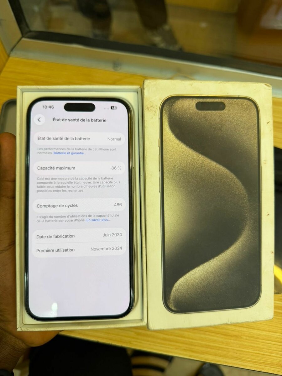 15 pro sous garantie Apple