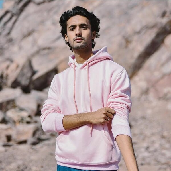 Basic Light Pink Hoodie