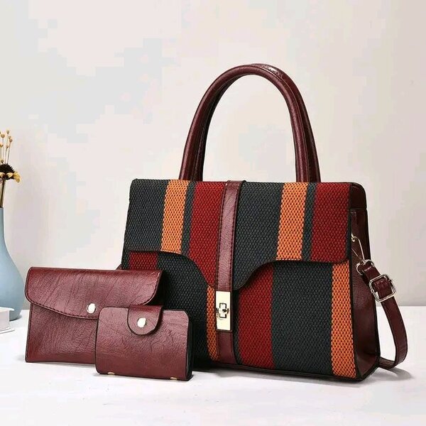 Sac à main élégant 3 pièces
