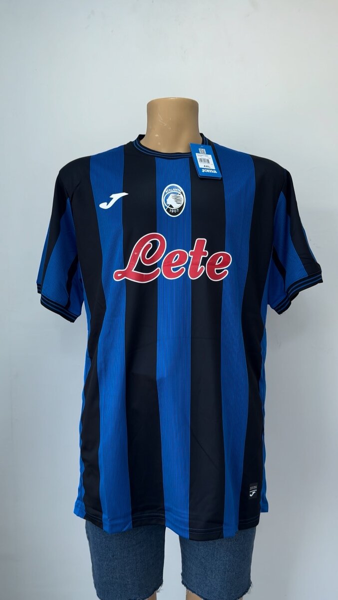 Maillot de Football Bleu et Noir