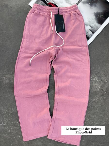 Pantalon de jogging rose