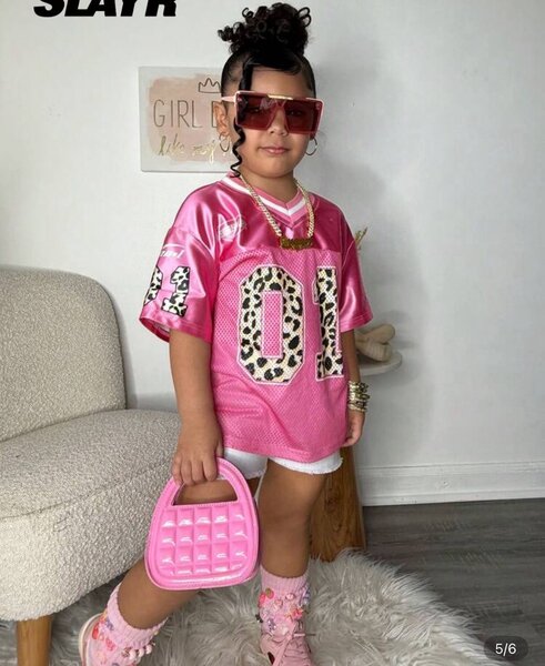 Maillot rose enfant tendance