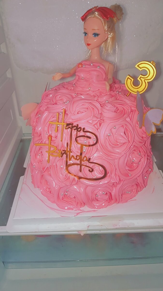 Gâteau de princesse rose