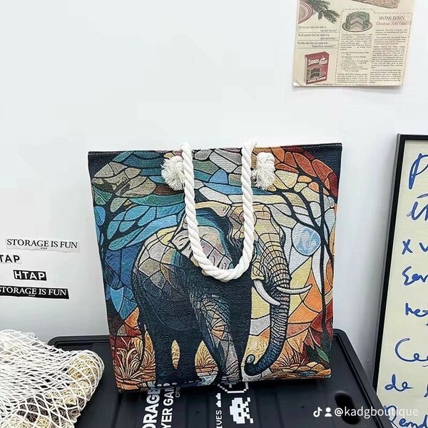 Sac à main éléphant bohème