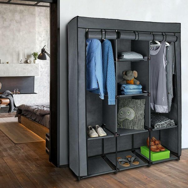 Armoire Pliable avec Étagères