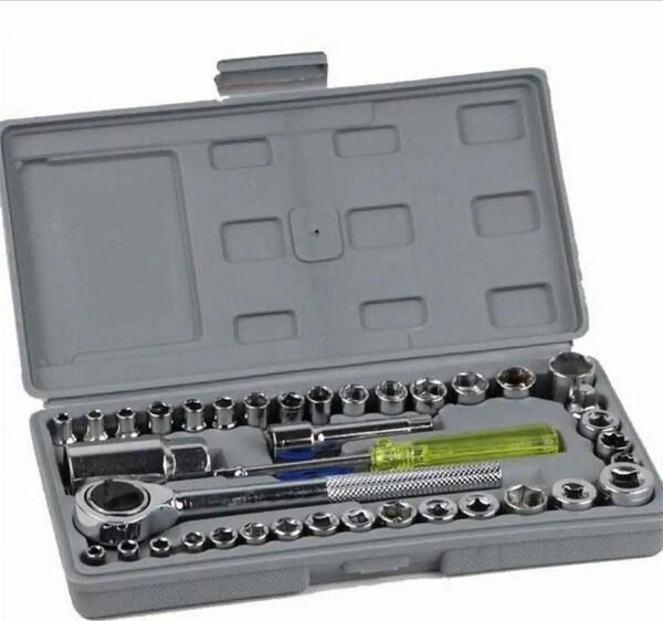 Socket Wrench Vehicle Tool Kit 40 Pcs