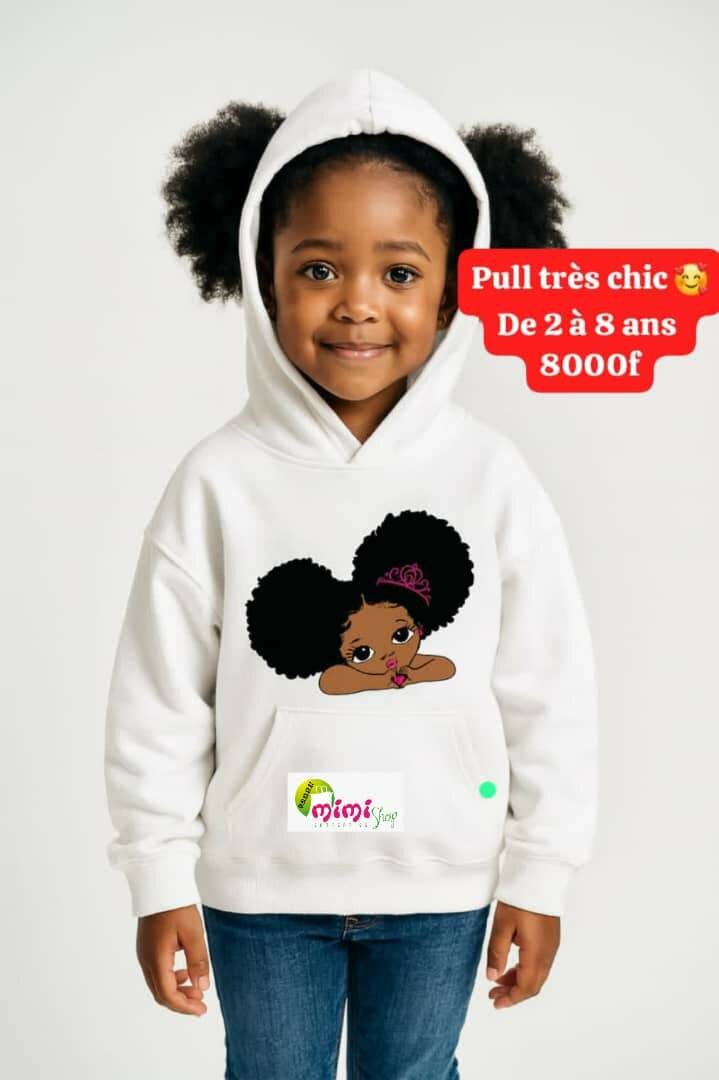 Sweat à capuche enfant tendance