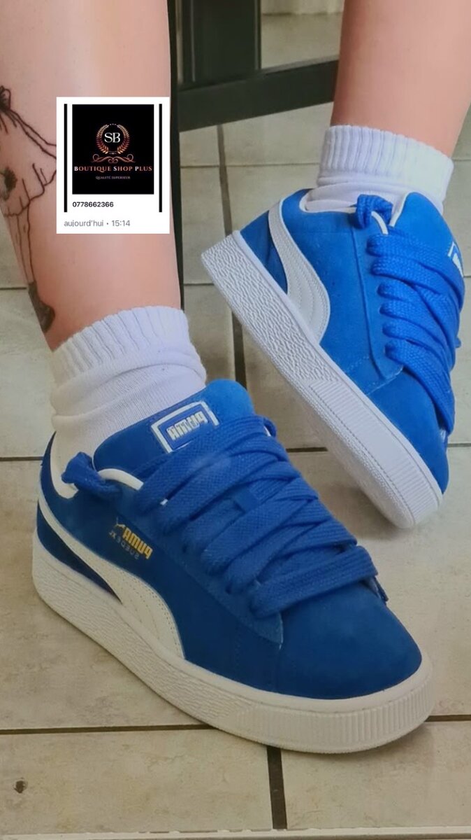 Basket puma Suède xl   authentique avec sa boîte