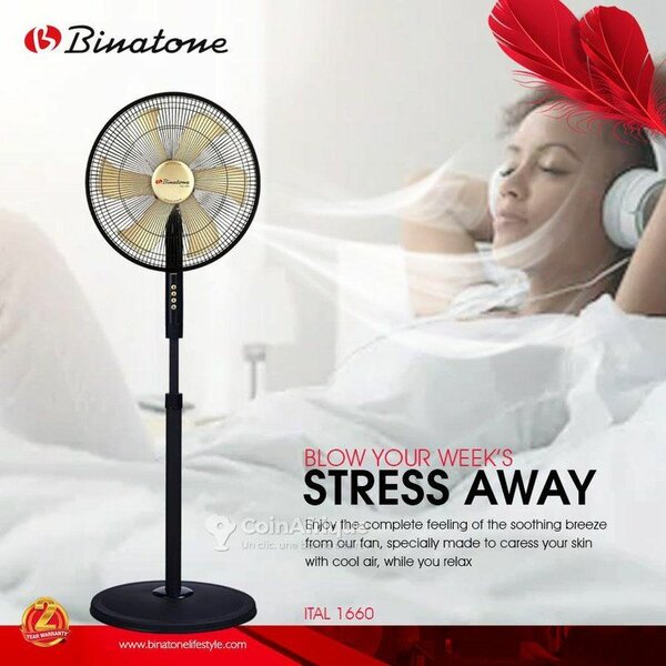 Ventilateur sur pied Binatone