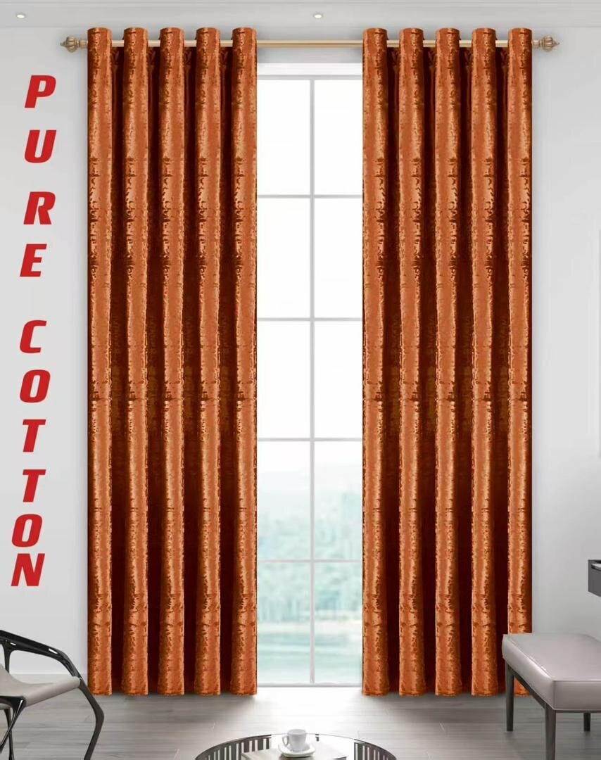 Sunblock pure cotton curtains