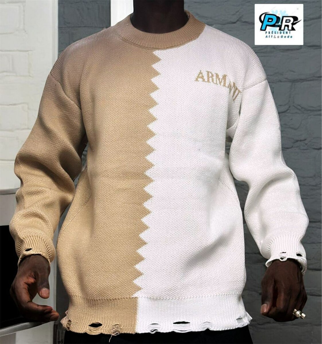 Pull Arma Bicolore Hommes