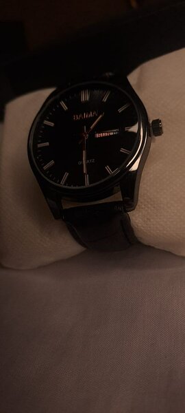 Men watch leather strap