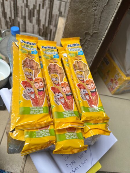 Rouleaux de Bonbons Acides