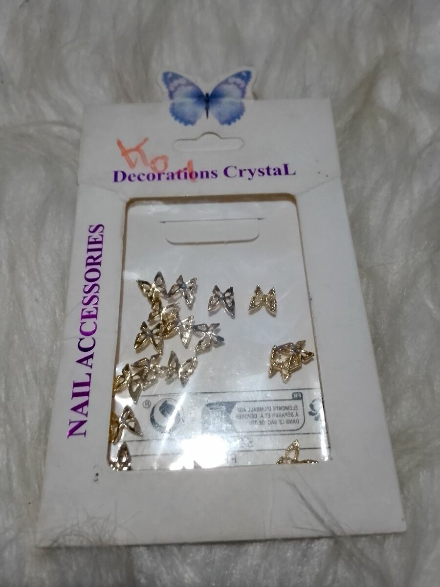 Décor Papillons Ongles