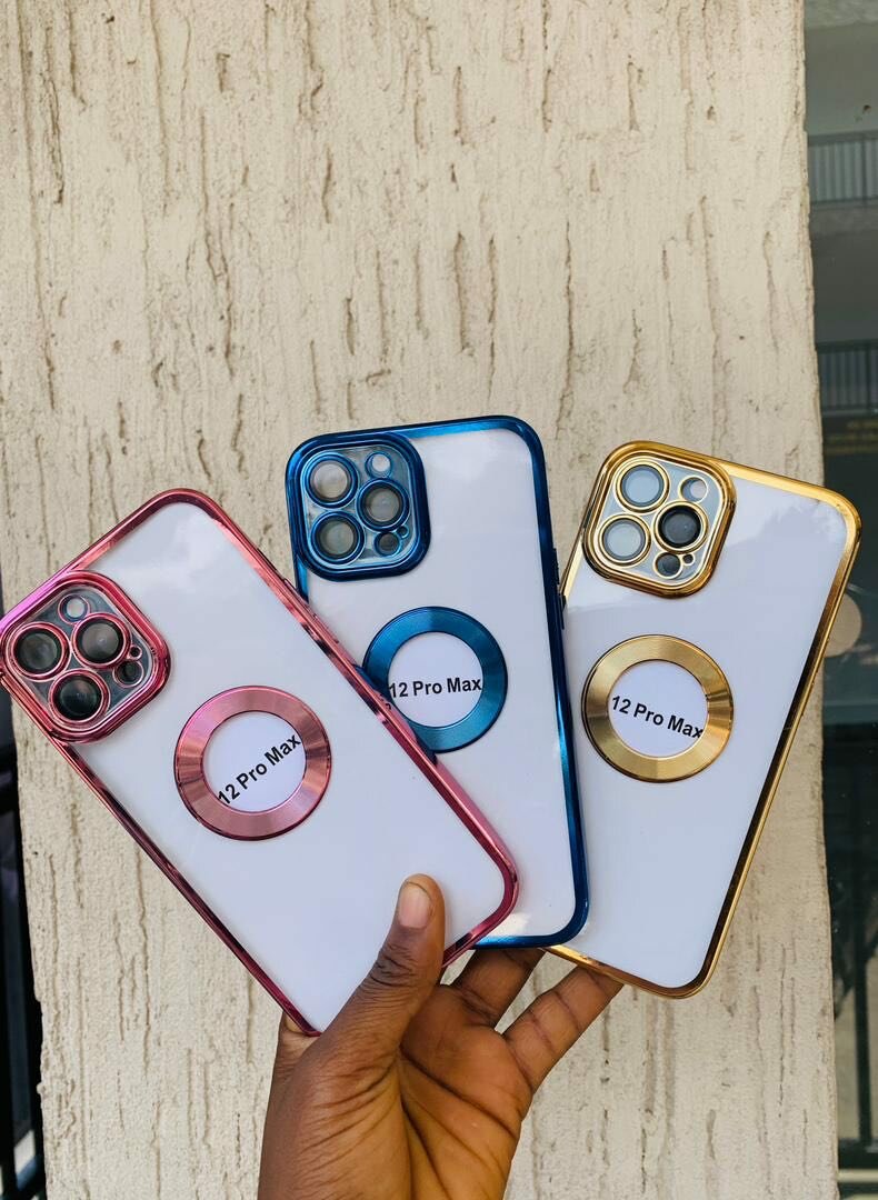 Electroplated hole Case for iPhones.