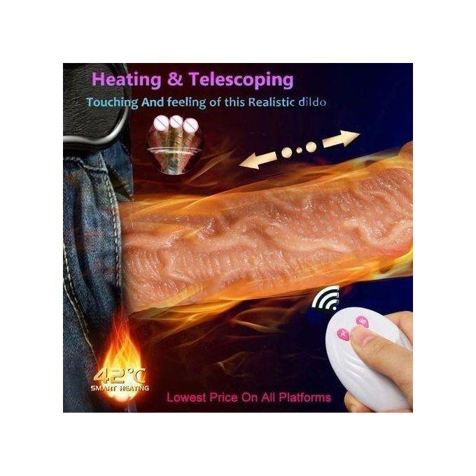 Dildo chauffant réaliste