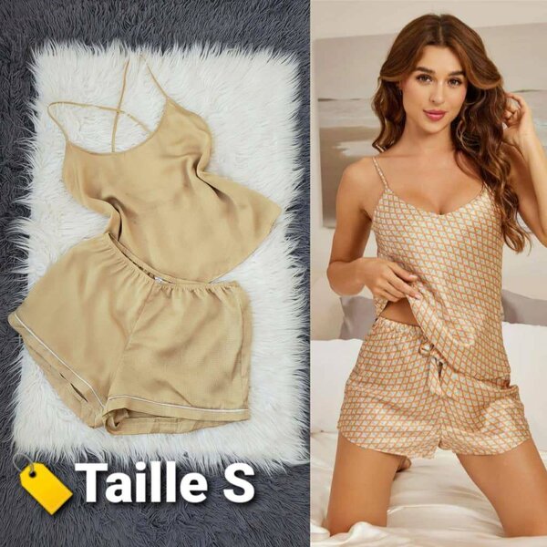 Pyjama en satin élégant