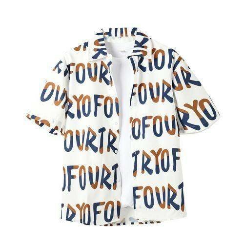 Chemise à motif graphique