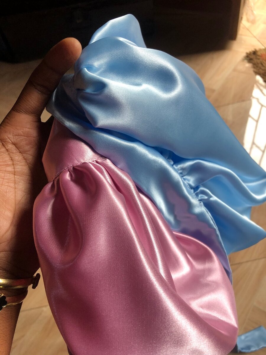 Tie on bonnets and scrunshies