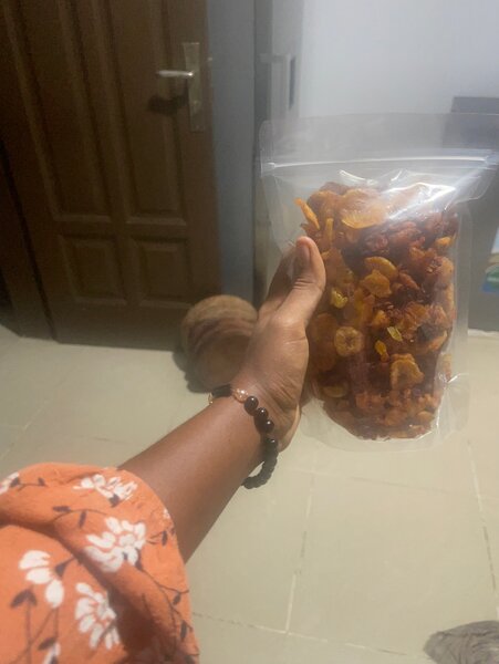 Chips de plantain croquants