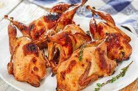 Cailles Rôties Délicieuses