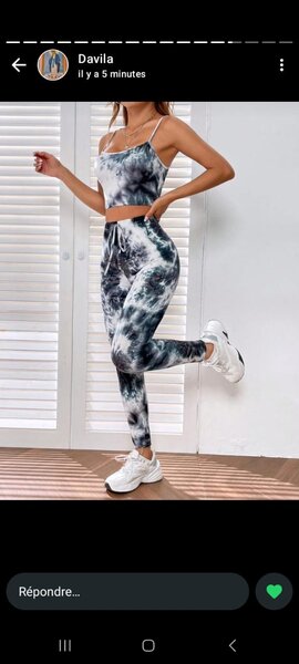 Ensemble Tie-Dye Comfortable