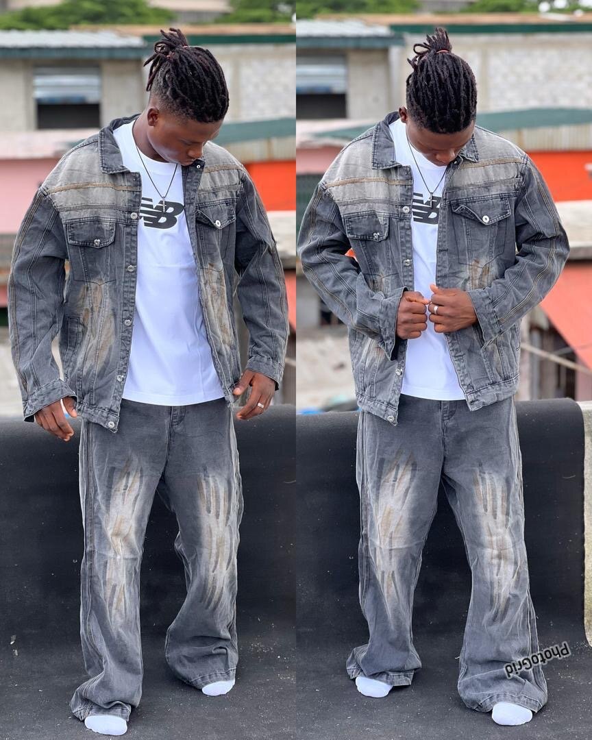 Ensemble streetwear denim tendance