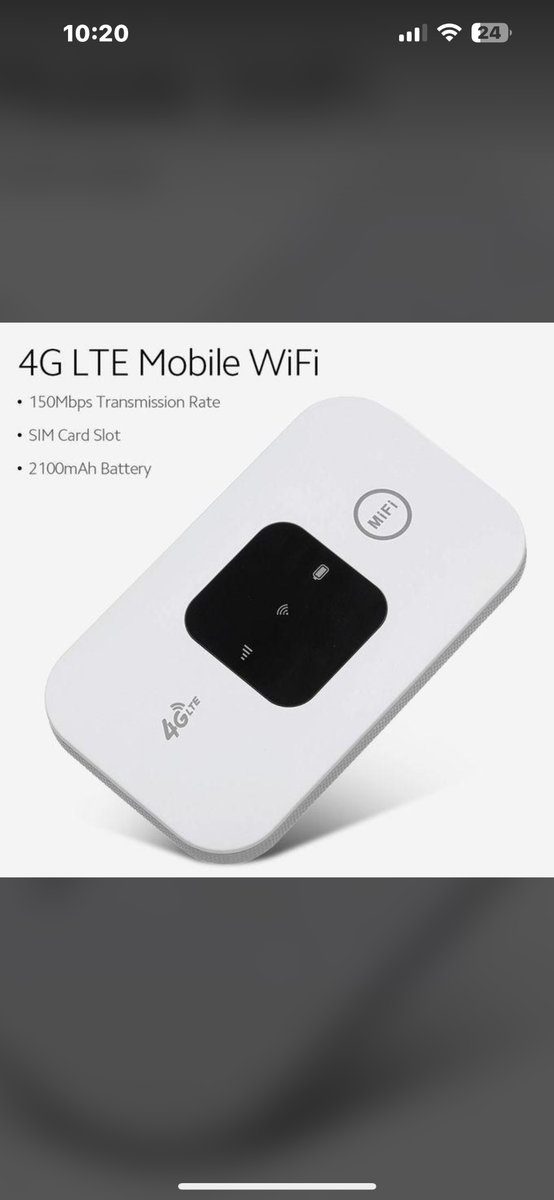 Universal 4G Pocket MiFi