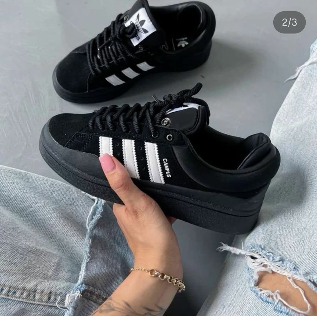 Adidas Chaussures Noires Modernes