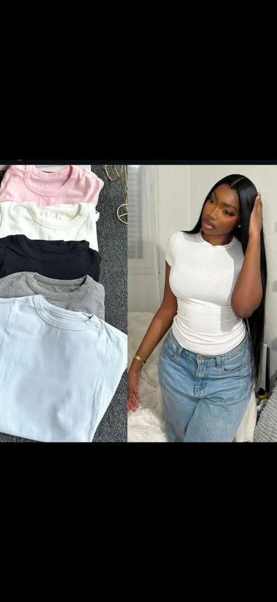 Women's Fitted T-Shirts Set