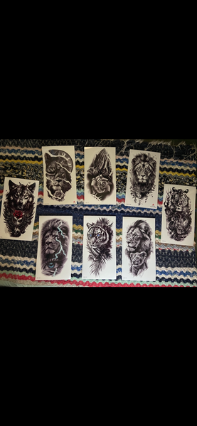 Tatouages temporaires d'animaux
