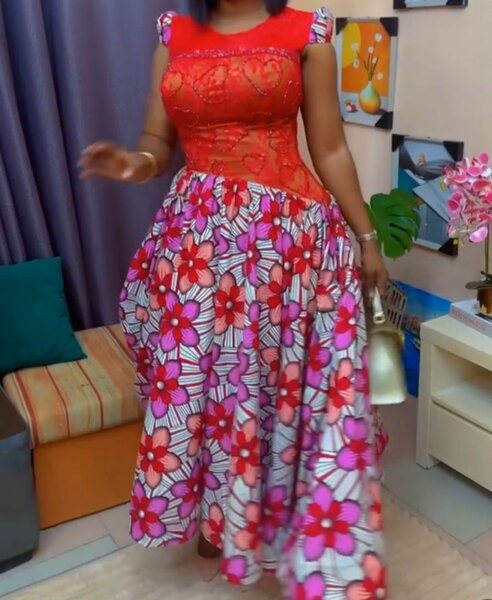 Beautiful African Print Dress