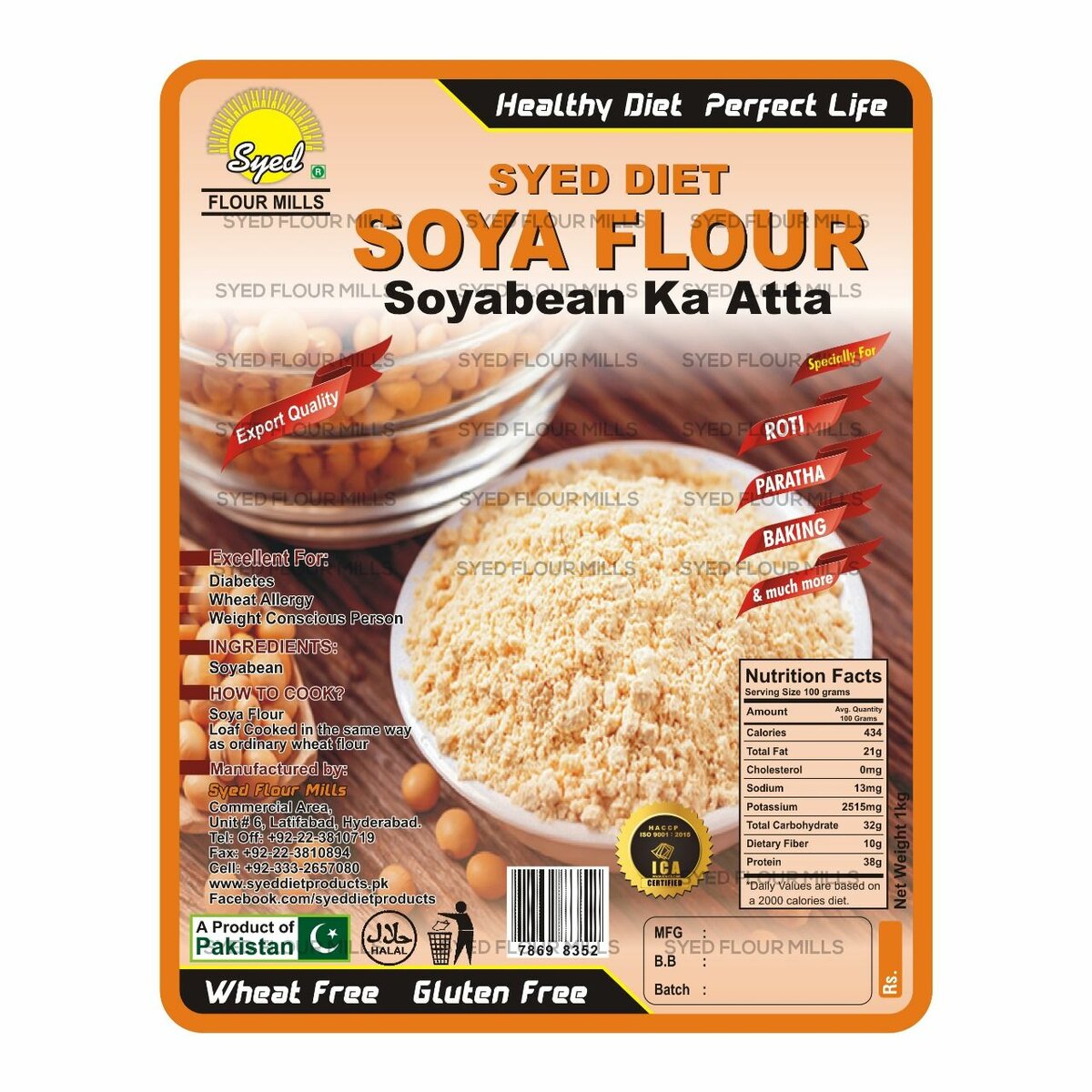 Syed Diet Soya Flour