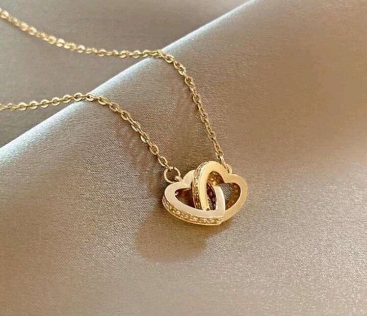 Chaine Cœur love en inox