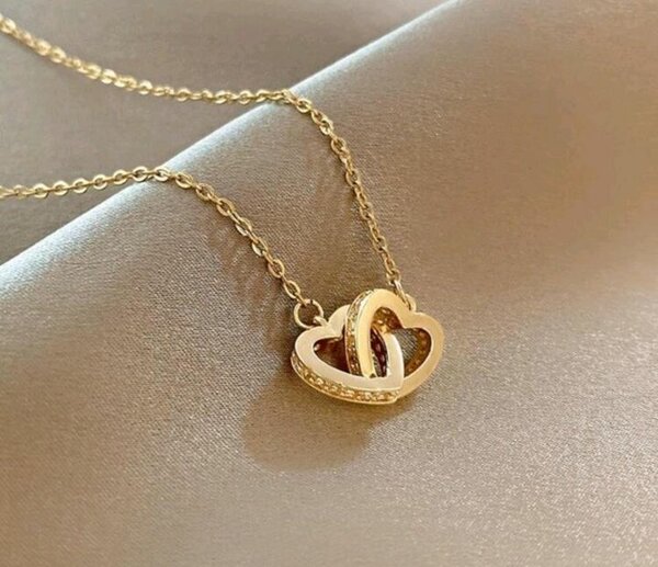 Chaine Cœur love en inox