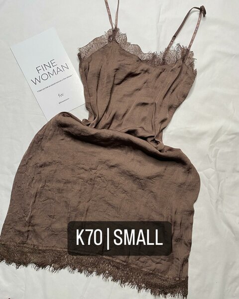 Beautiful Women's Pajama Dress brown