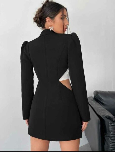 Roble blazer ouvert sur les ct