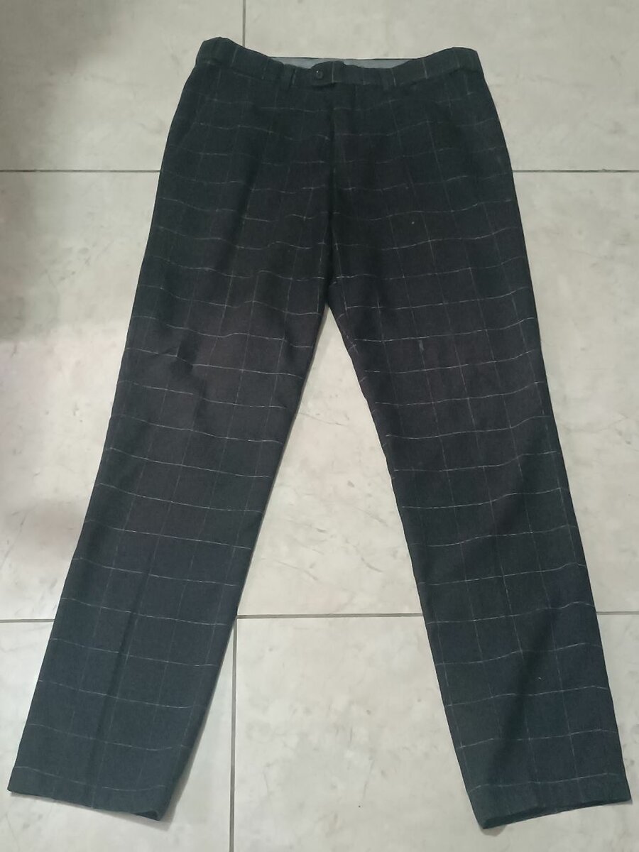 Pantalon style tweed