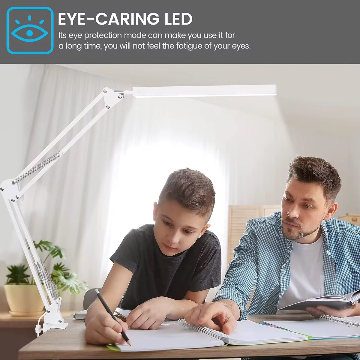 Lampe de bureau flexible LED