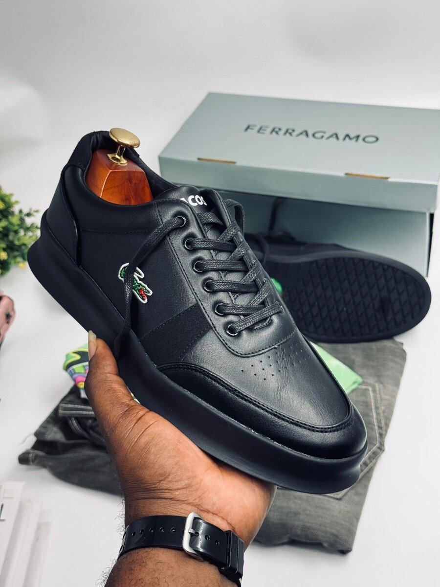 LACOSTE ALL BLACK