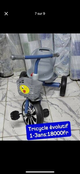 Tricycle évolutif enfant