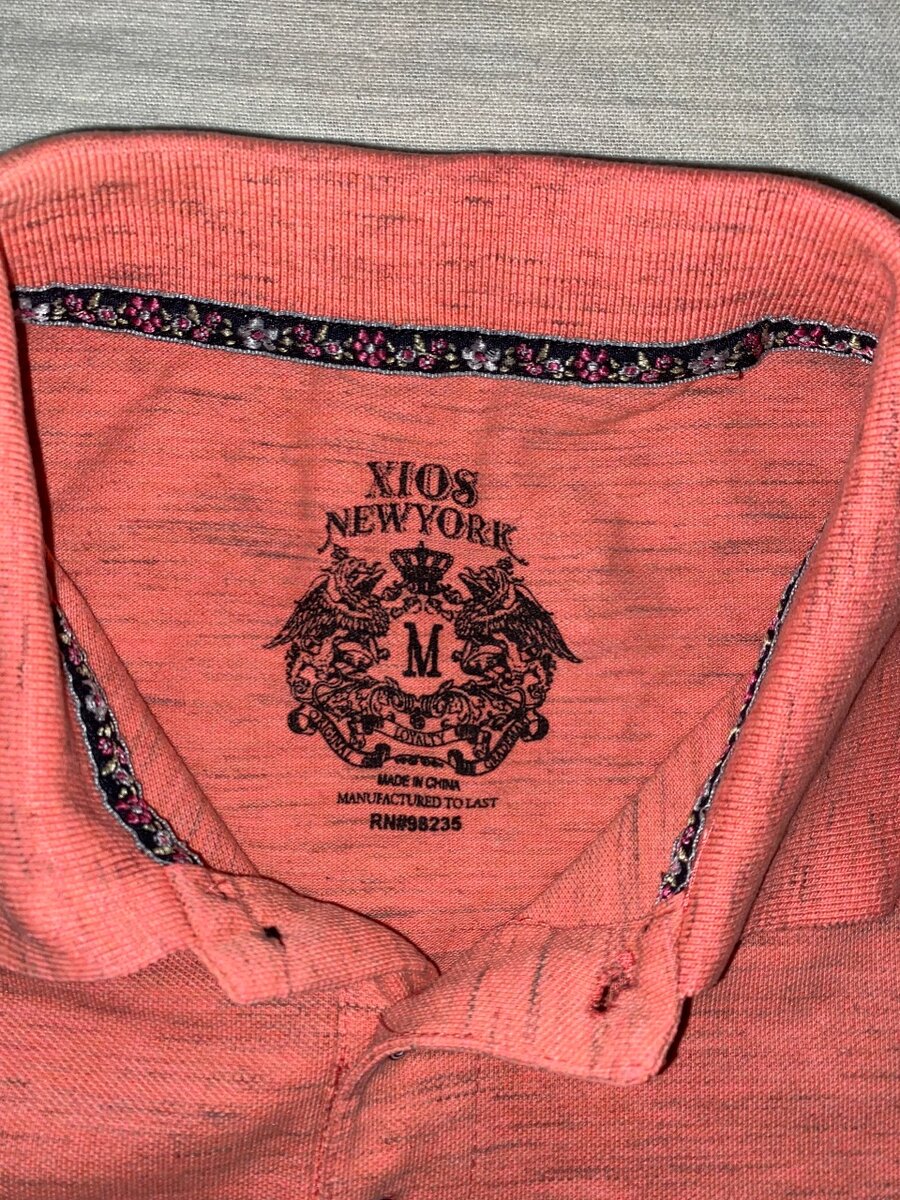 Polo Homme Rose Classique