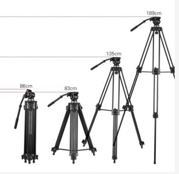 Weifeng WF-717 1.8m Professional 360° Pan Range Video Tripod