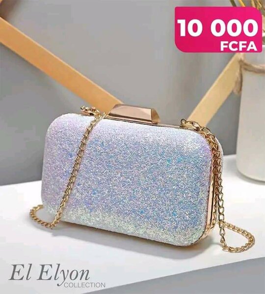 Pochette pailleté élégant