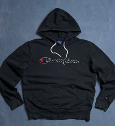 Champion white wash hoodie size: M